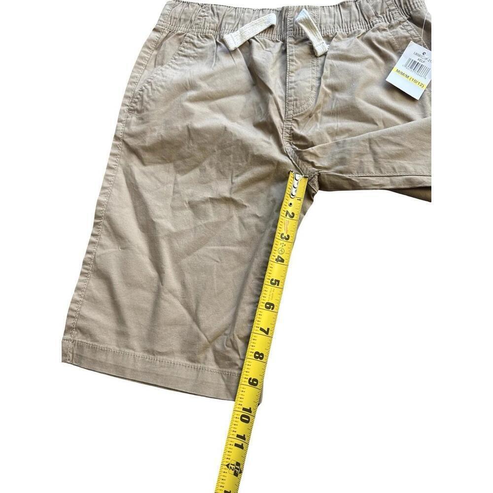Lucky Brand Shorts Boy's Medium 10/12 Khaki Dock Elastic Waist Drawstring - Picture 3 of 5